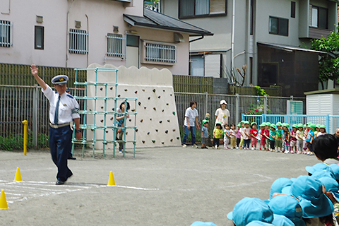 交通安全指導